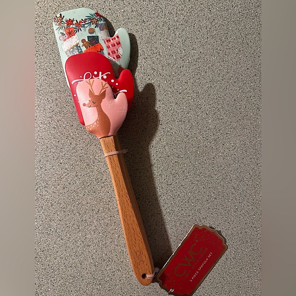 New~Set Of 3 Christmas Spatulas